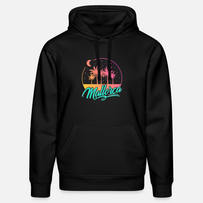 Mallorca - Stanley/Stella Unisex Bio-Hoodie DRUMMER  - Schwarz