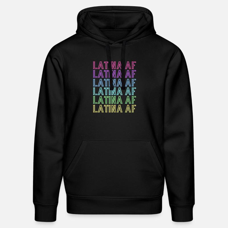 Latina Mutter - Stanley/Stella Unisex Bio-Hoodie DRUMMER  - Schwarz