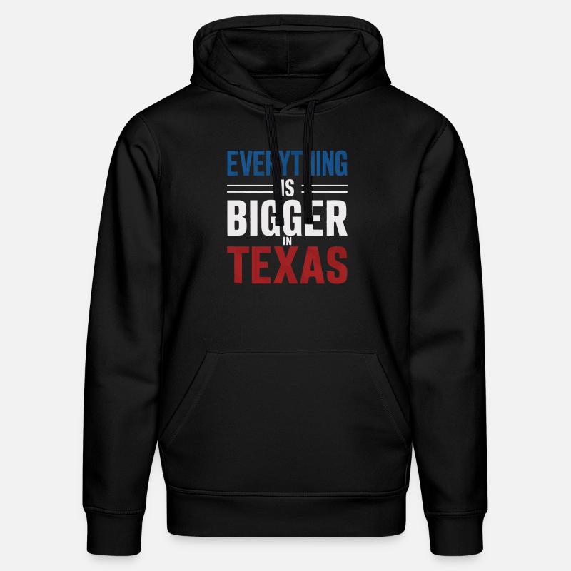 État du Texas Texans Texas - Sweat à capuche bio DRUMMER Stanley/Stella Unisexe - noir