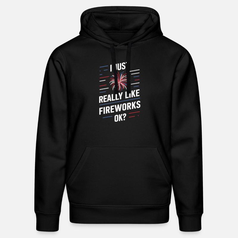 Pyrotechnie Feux d’artifice Pyrotechnie - Sweat à capuche bio DRUMMER Stanley/Stella Unisexe - noir