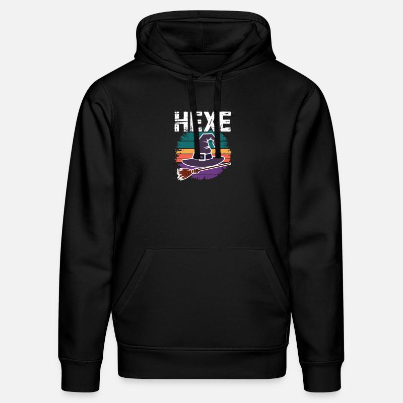 Hexe Sunset Design - Stanley/Stella Unisex Bio-Hoodie DRUMMER  - Schwarz