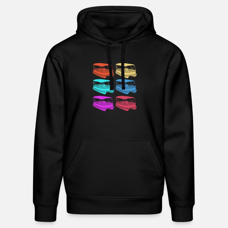 Bateau ponton Bateau Bateaux - Sweat à capuche bio DRUMMER Stanley/Stella Unisexe - noir