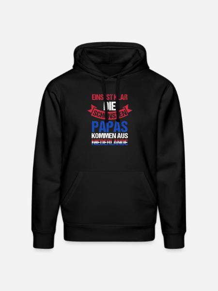 Holland Far Far Fars dag Hollandsk Hollandsk - Stanley/Stella DRUMMER økologisk unisex-hoodie - sort