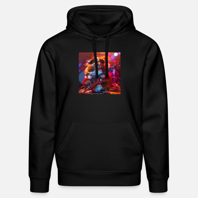 Cobaye - Sweat à capuche bio DRUMMER Stanley/Stella Unisexe - noir