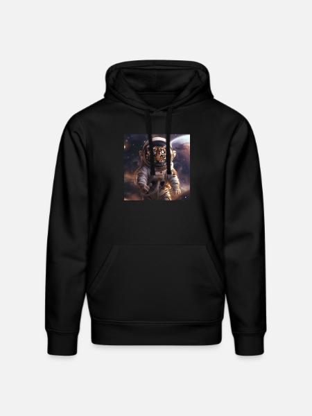Tiger - Stanley/Stella DRUMMER Unisex Organic Hoodie - black