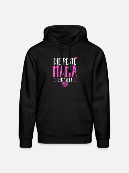 Beste Mama Der Welt - Stanley/Stella Unisex Bio-Hoodie DRUMMER  - Schwarz