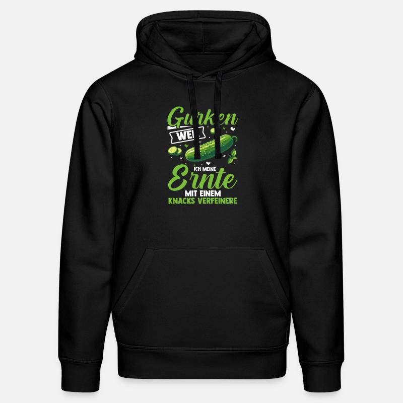 Gärtner Gurke Bauer Garten - Stanley/Stella Unisex Bio-Hoodie DRUMMER  - Schwarz