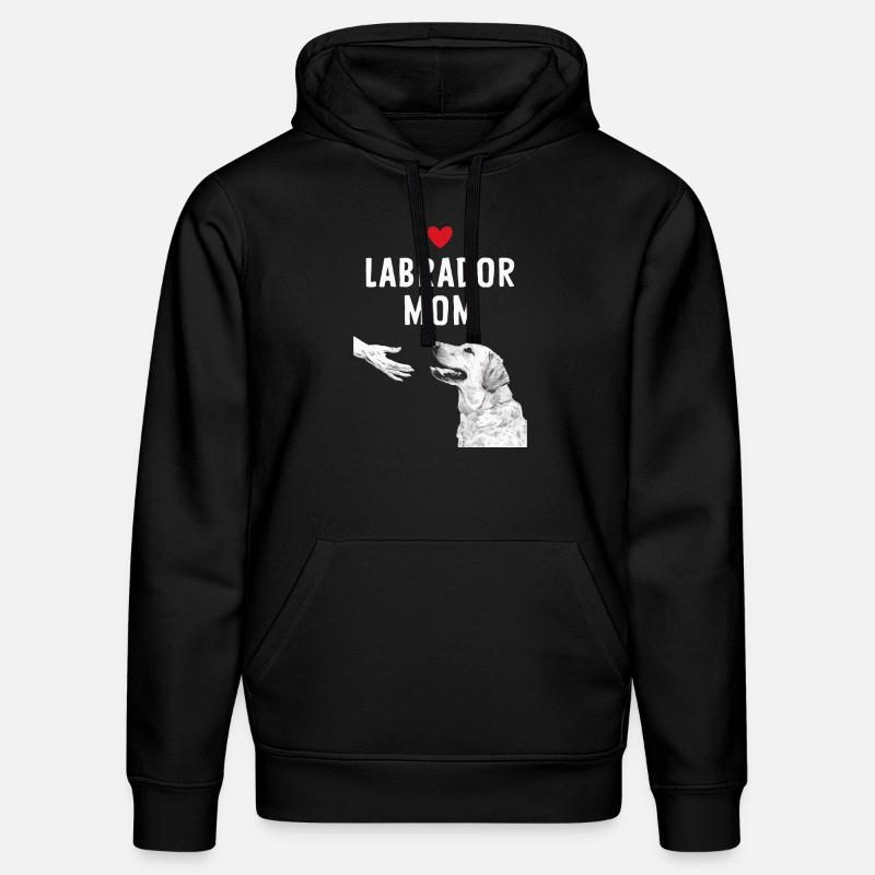 Chien Labrador - Sweat à capuche bio DRUMMER Stanley/Stella Unisexe - noir
