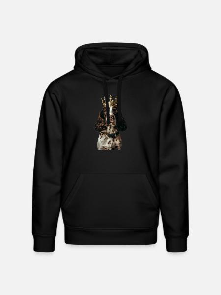 English Springer Spaniel - Stanley/Stella DRUMMER Unisex Organic Hoodie - black