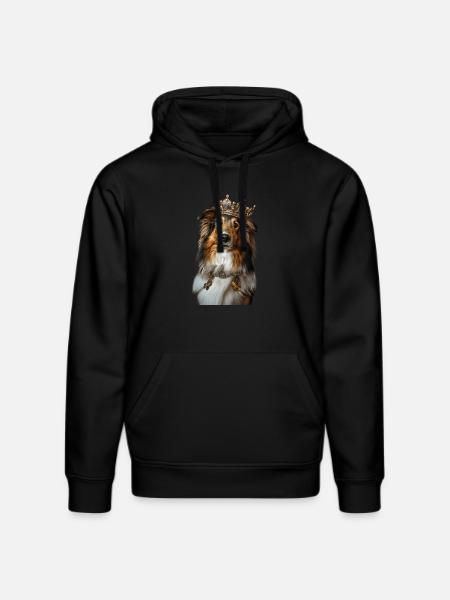Shetland Sheepdog - Stanley/Stella Unisex Bio-Hoodie DRUMMER  - Schwarz