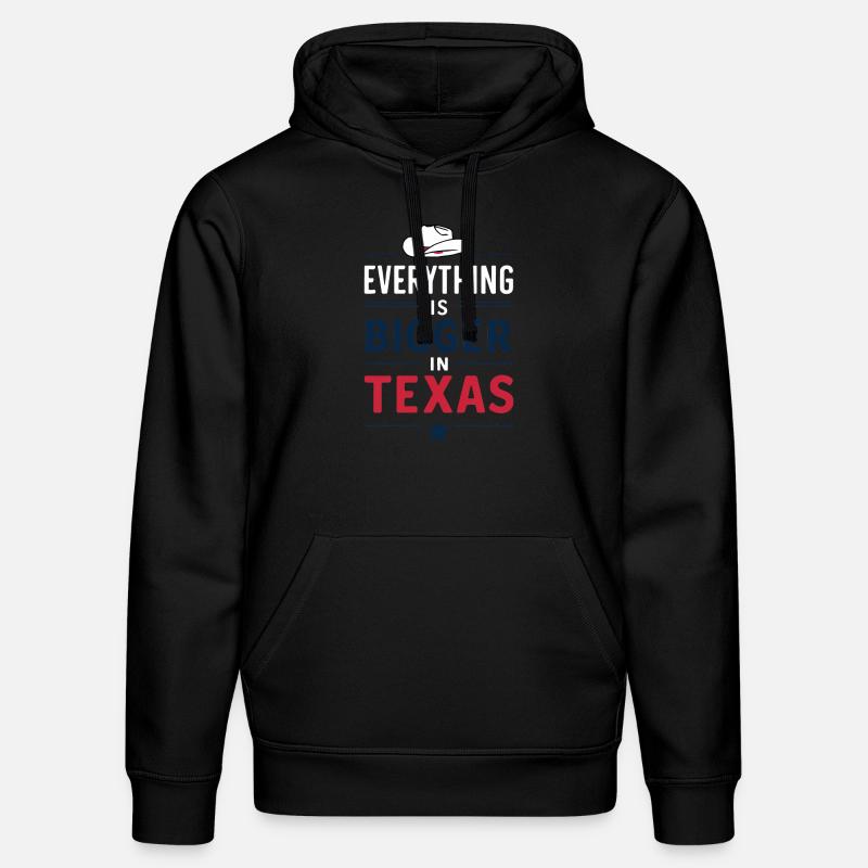 État du Texas Texans Texas - Sweat à capuche bio DRUMMER Stanley/Stella Unisexe - noir