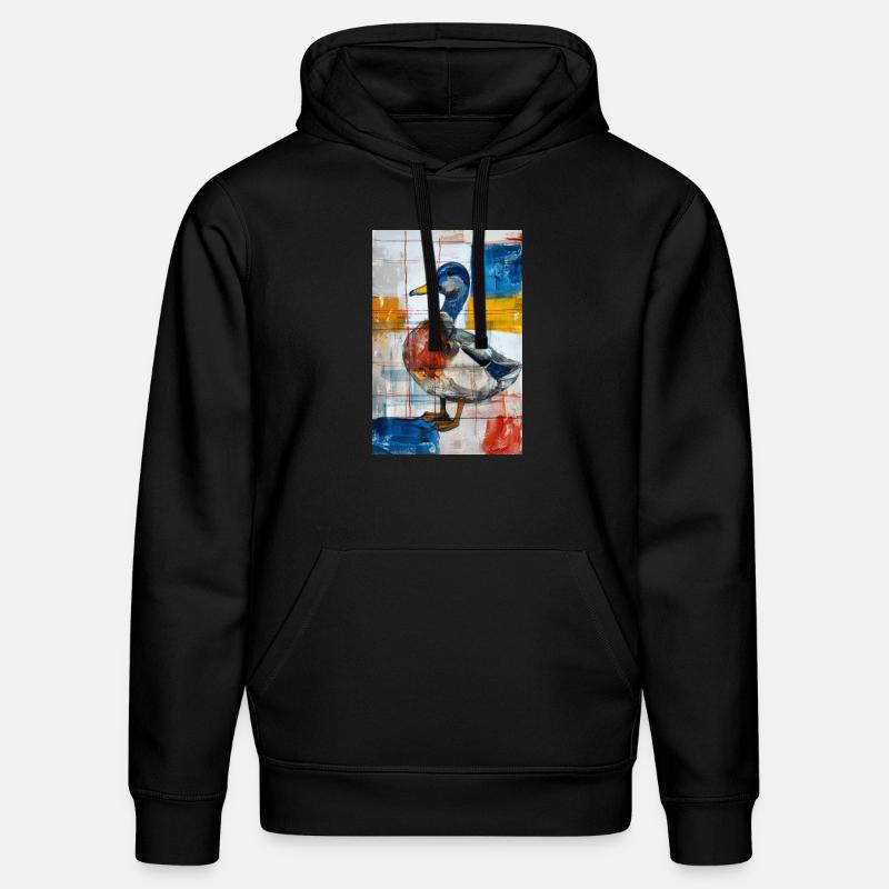 Canard - Sweat à capuche bio DRUMMER Stanley/Stella Unisexe - noir