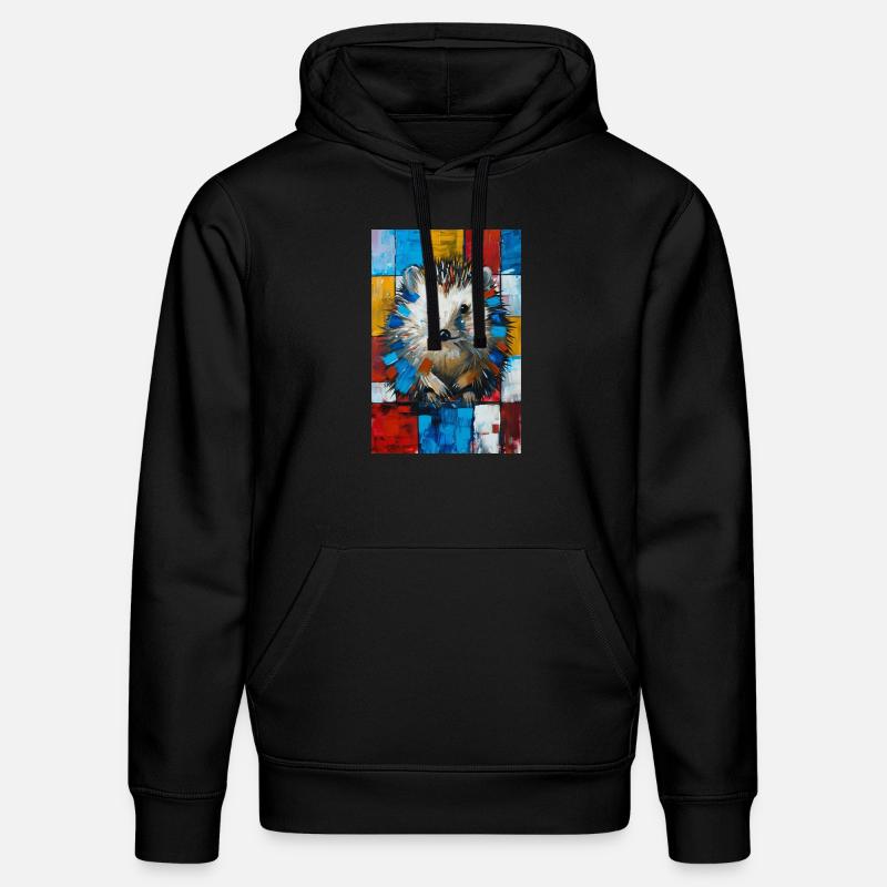 Igel - Stanley/Stella Unisex Bio-Hoodie DRUMMER  - Schwarz