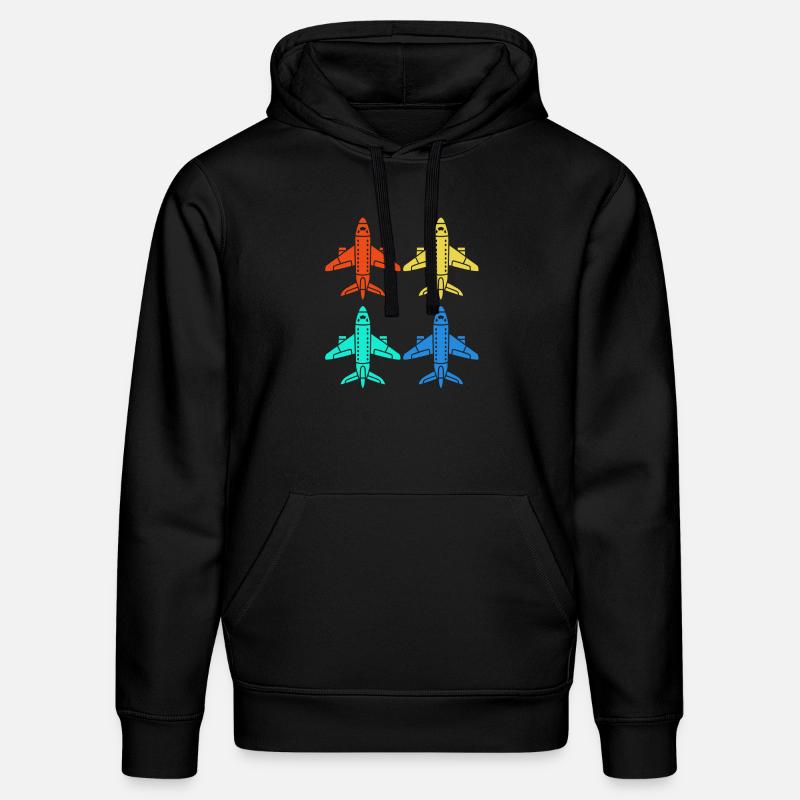 Pilot Flugzeug - Stanley/Stella Unisex Bio-Hoodie DRUMMER  - Schwarz