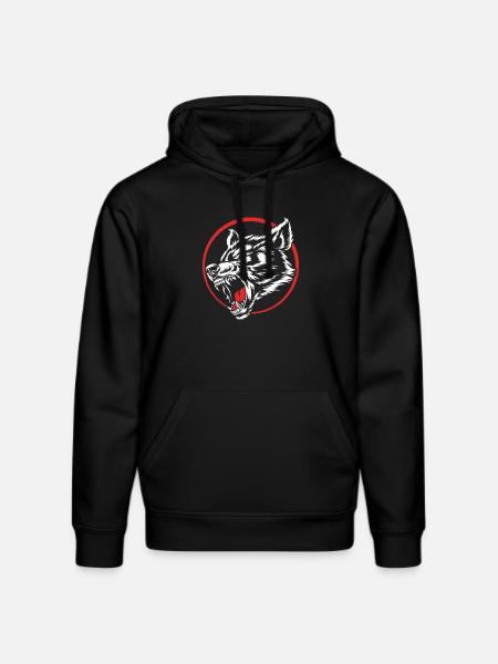 Werwolf - Stanley/Stella Unisex Bio-Hoodie DRUMMER  - Schwarz