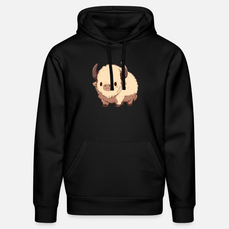 Bisons Bison - Sweat à capuche bio DRUMMER Stanley/Stella Unisexe - noir