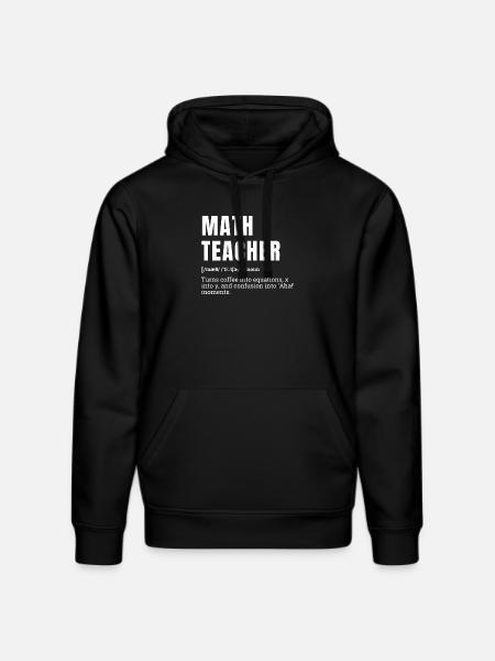 Morsom matematikklærer definisjon Humor - Stanley/Stella DRUMMER økologisk unisex-hettegenser - svart