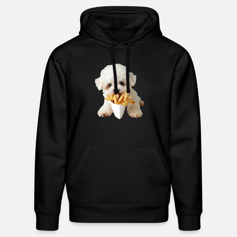 Bichon Frisé - Sweat à capuche bio DRUMMER Stanley/Stella Unisexe - noir