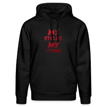 Arnis Eskrima Kali Filipino Martial - Stanley/Stella DRUMMER Unisex Organic Hoodie - black - Front - Marisol (170cm) & Nik (191cm)