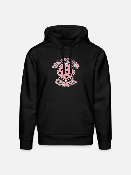 Cookies Siger Chokoladekager Sjov Cookie Gave - Stanley/Stella DRUMMER økologisk unisex-hoodie - sort