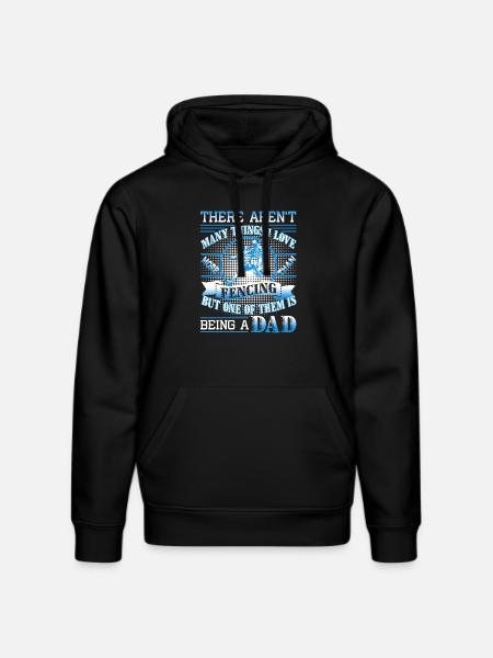 Love Being A Fencing Dad - Stanley/Stella DRUMMER Unisex Organic Hoodie - black