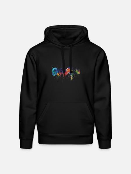 Kumamoto - Stanley/Stella Unisex Bio-Hoodie DRUMMER  - Schwarz