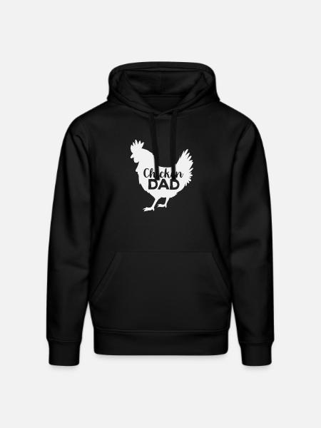 Chicken Poultry - Stanley/Stella DRUMMER Unisex Organic Hoodie - black