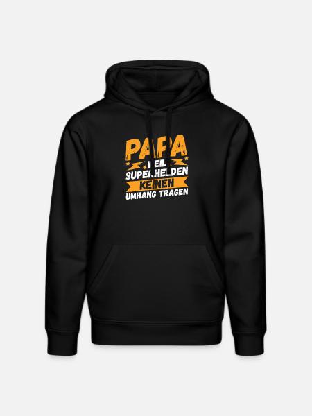 Father Dad - Stanley/Stella DRUMMER Unisex Organic Hoodie - black