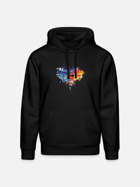 Gdynia - Stanley/Stella DRUMMER Unisex Organic Hoodie - black