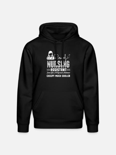 Cooler Nursing Assistant - Stanley/Stella DRUMMER Unisex Organic Hoodie - black