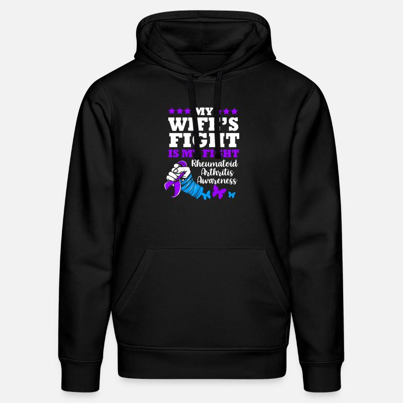 Rheuma Arthritis - Stanley/Stella Unisex Bio-Hoodie DRUMMER  - Schwarz