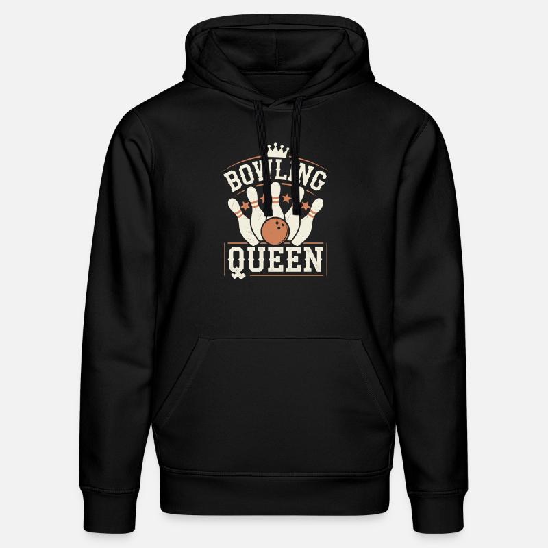 Bowling Queen Bowler - Sweat à capuche bio DRUMMER Stanley/Stella Unisexe - noir