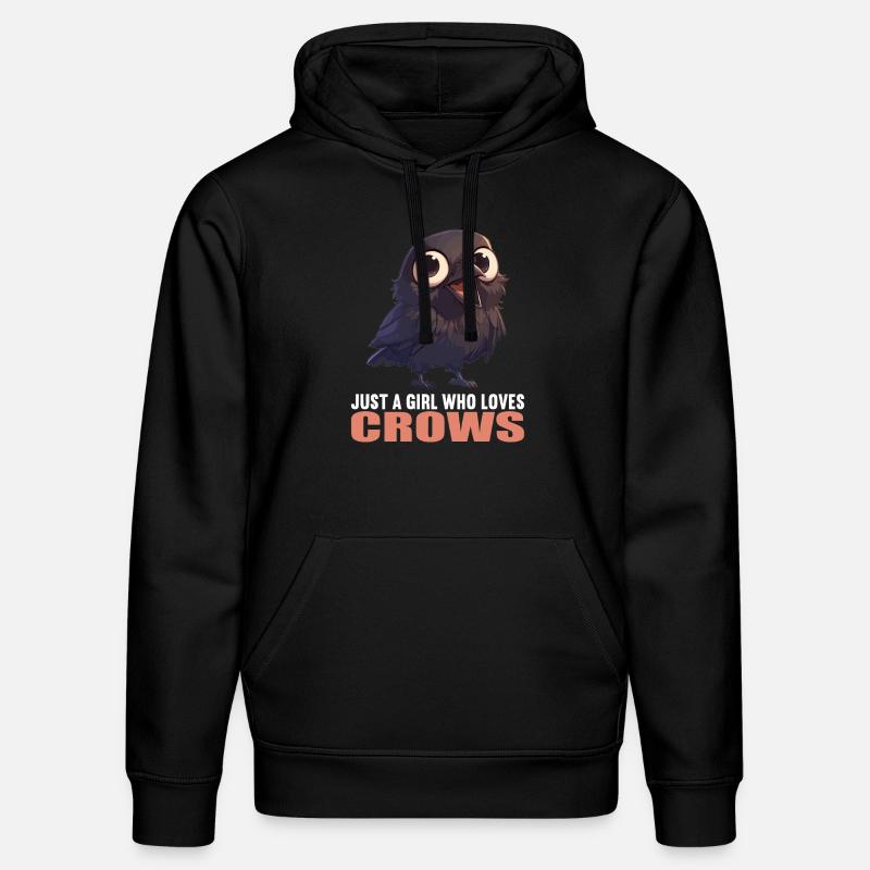 Krähen Krähe - Stanley/Stella Unisex Bio-Hoodie DRUMMER  - Schwarz