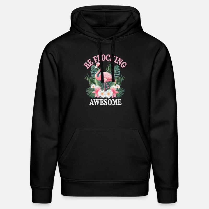 Flamant - Sweat à capuche bio DRUMMER Stanley/Stella Unisexe - noir