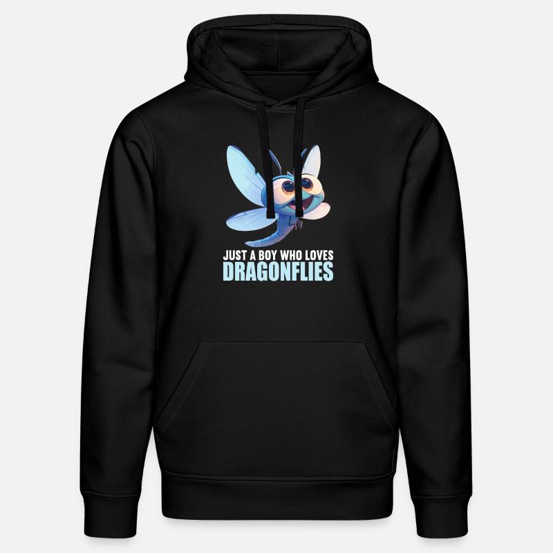 Libellen Libelle - Stanley/Stella Unisex Bio-Hoodie DRUMMER  - Schwarz