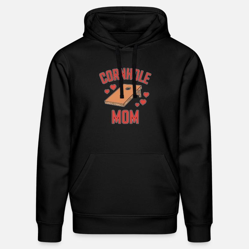 Cornhole Spruch Mama Lustiges Cornhole Geschenk - Stanley/Stella Unisex Bio-Hoodie DRUMMER  - Schwarz