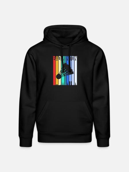 Badminton - Stanley/Stella DRUMMER Unisex Organic Hoodie - black