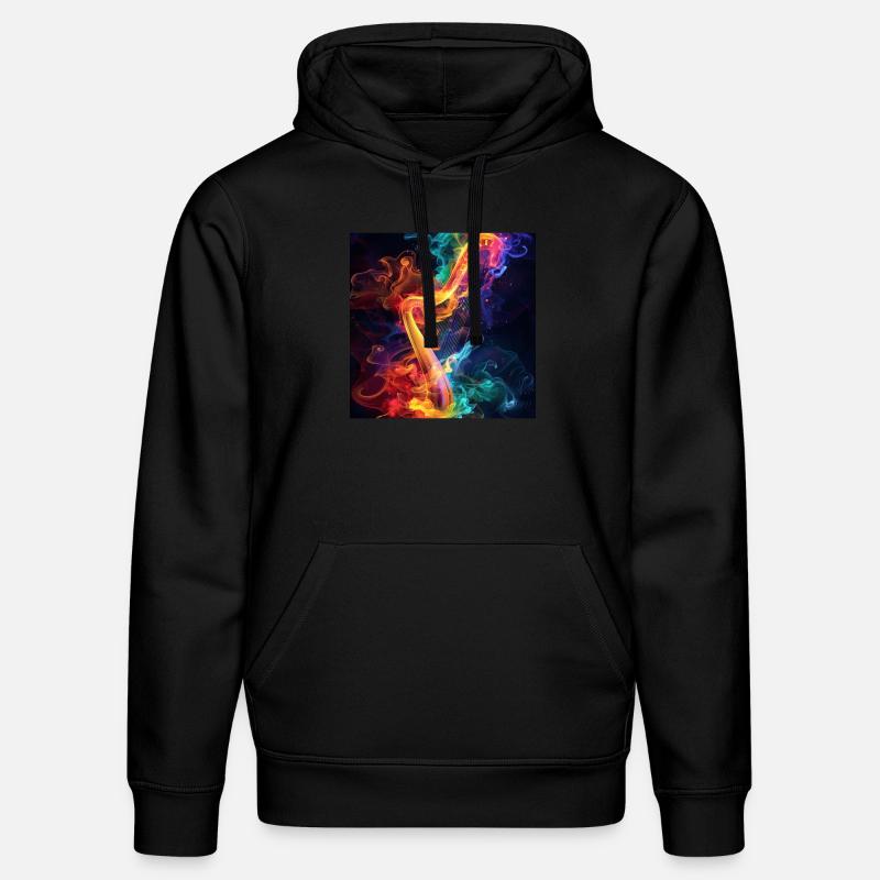 Harpe - Sweat à capuche bio DRUMMER Stanley/Stella Unisexe - noir