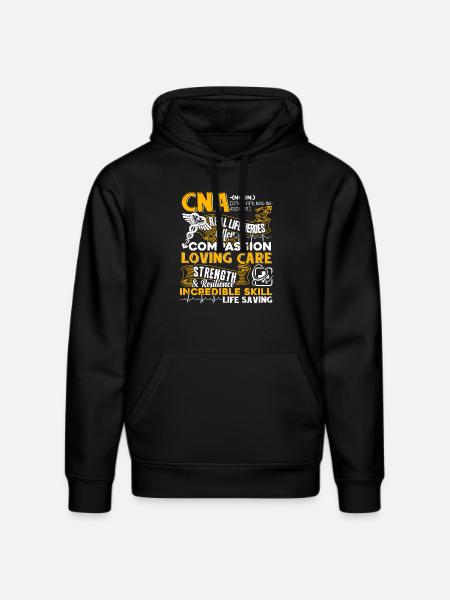 CNA Proud CNA - Stanley/Stella DRUMMER Unisex Organic Hoodie - black