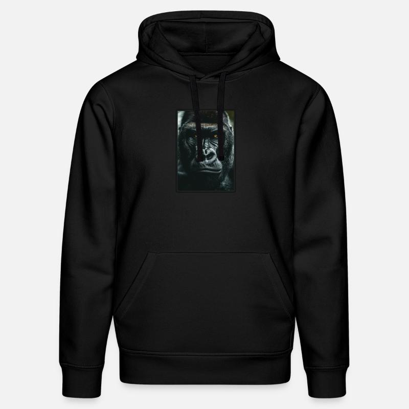 Gorilles Gorilles - Sweat à capuche bio DRUMMER Stanley/Stella Unisexe - noir