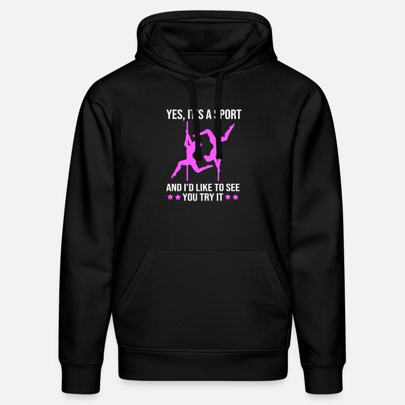 Pole Dance - Stanley/Stella Unisex Bio-Hoodie DRUMMER - Schwarz