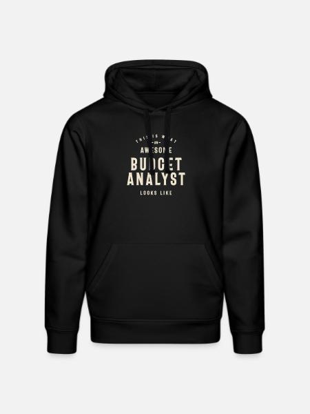 Awesome Budget Analyst - Stanley/Stella DRUMMER Unisex Organic Hoodie - black