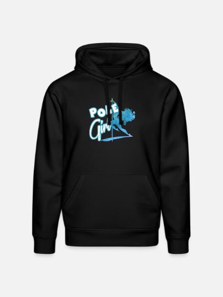 Pole Dancer Pole Girl - Stanley/Stella DRUMMER Unisex Organic Hoodie - black