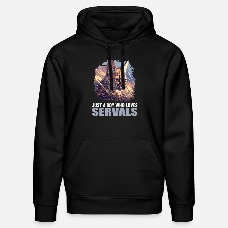 Servale Serval - Sweat à capuche bio DRUMMER Stanley/Stella Unisexe - noir