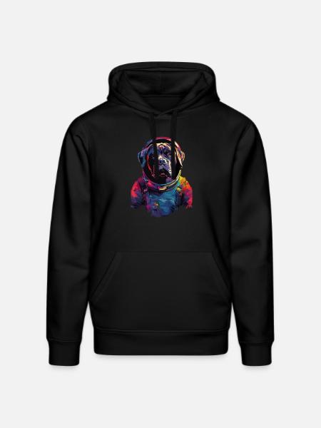 Cane Corso - Stanley/Stella Unisex Bio-Hoodie DRUMMER  - Schwarz