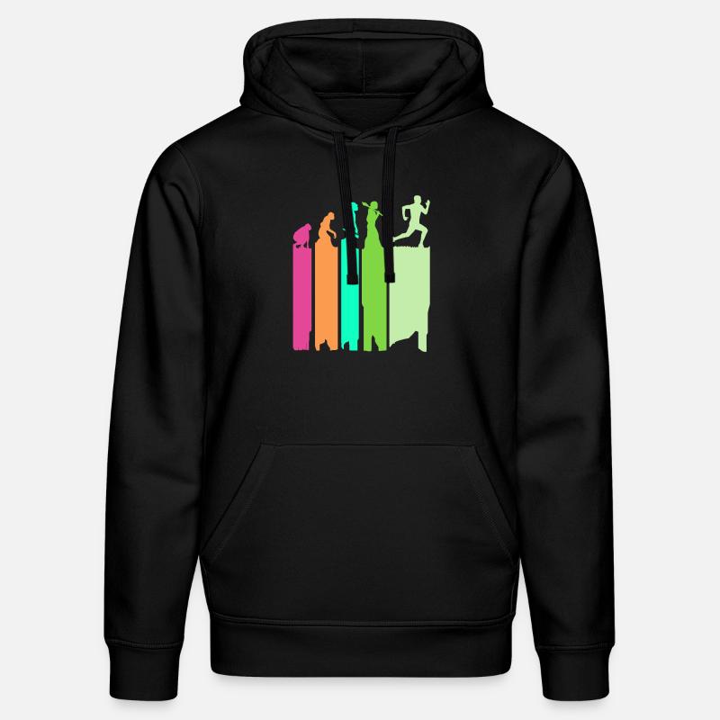 Trail running - Sweat à capuche bio DRUMMER Stanley/Stella Unisexe - noir