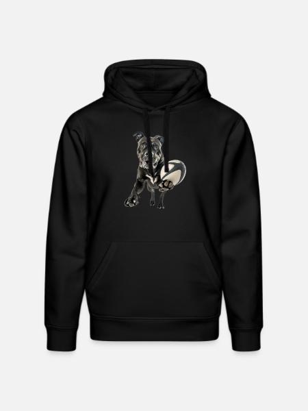 Cane Corso - Stanley/Stella Unisex Bio-Hoodie DRUMMER - Schwarz