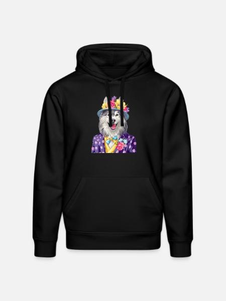 Alaskan Malamute - Stanley/Stella Unisex Bio-Hoodie DRUMMER - Schwarz