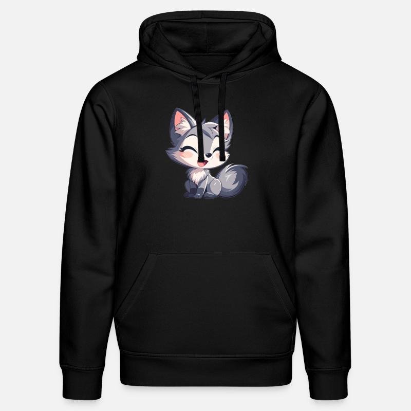 Graufüchse Graufuchs - Stanley/Stella Unisex Bio-Hoodie DRUMMER  - Schwarz
