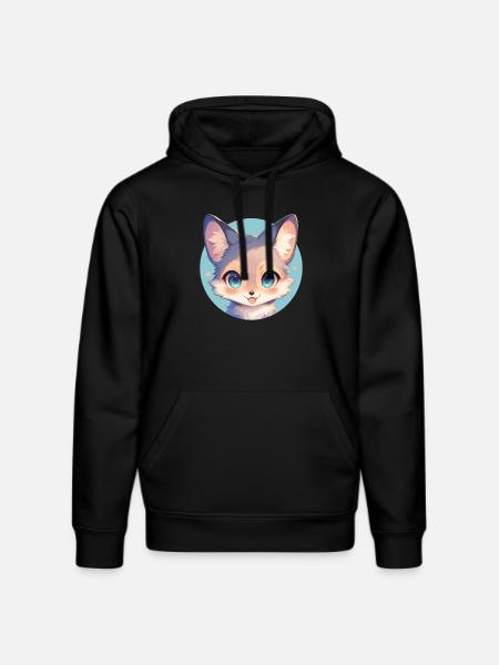 Gray Foxes Gray Fox - Stanley/Stella DRUMMER Unisex Organic Hoodie - black
